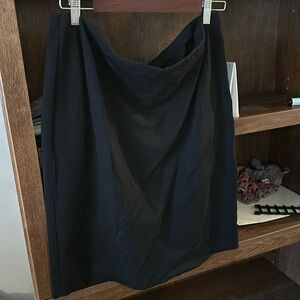 Black pencil skirt